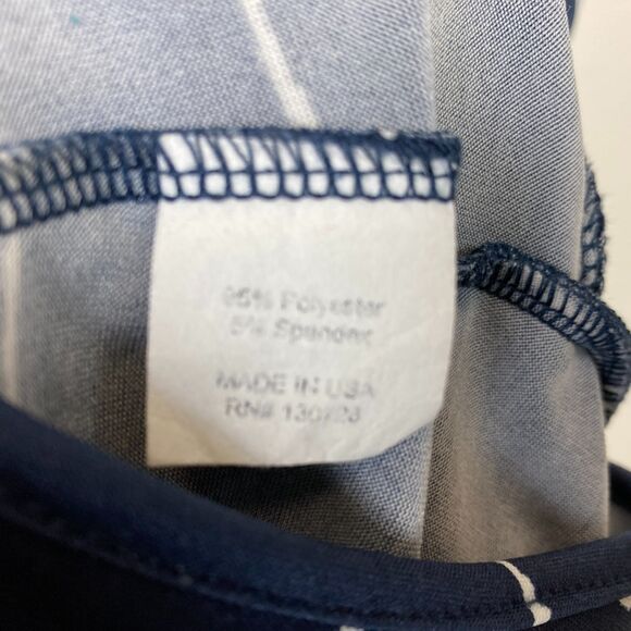 Lilac Clothing Women's Jumpsuit With Tie Waist Size XL Blue Windowpane Stretch - Picture 8 of 9